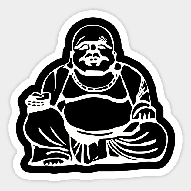 Buddha Sticker by Designzz